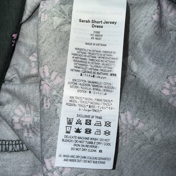 Boden Women’s Sarah Short Jersey Dress Winter Moss Woodblock Floral Size 8? - Picture 6 of 6